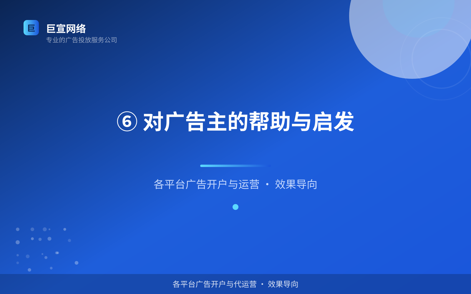 ⑥ 对广告主的帮助与启发(开户流程图解) ⑥ 对广告主的帮助与启发(开户流程图解)