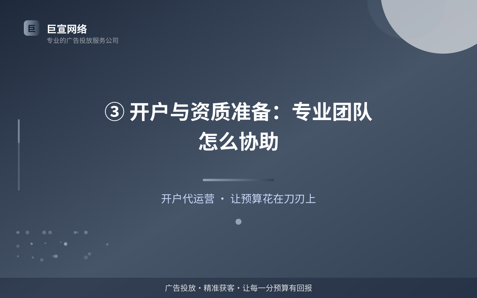 ③ 开户与资质准备:专业团队怎么协助(服务内容介绍) ③ 开户与资质准备:专业团队怎么协助(服务内容介绍)